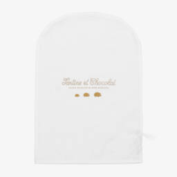 Tartine et Chocolat-Girls Ivory Floral Tulle Gown | Childrensalon Outlet