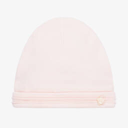 Tartine et Chocolat-Girls Pale Pink Cotton Hat | Childrensalon Outlet