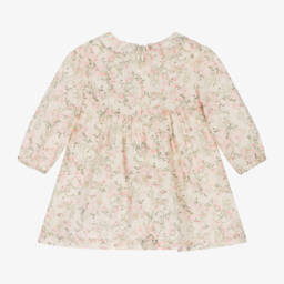 Tartine et Chocolat-Girls Pastel Floral Cotton Dress | Childrensalon Outlet