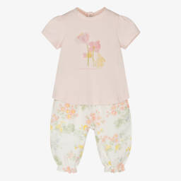 Tartine et Chocolat-طقم زهري من الكتان للبنات | Childrensalon Outlet