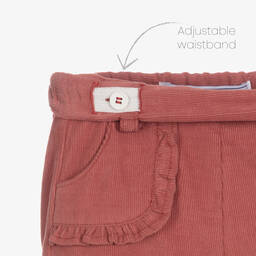 Tartine et Chocolat-Розовые брюки из тонкого вельвета для девочек | Childrensalon Outlet