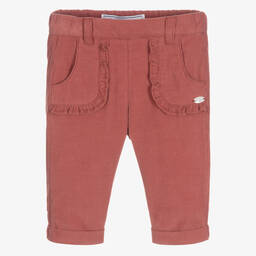 Tartine et Chocolat-Розовые брюки из тонкого вельвета для девочек | Childrensalon Outlet