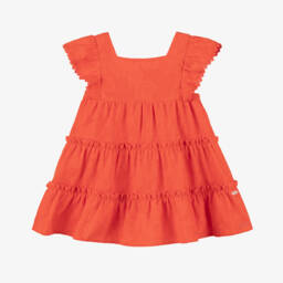 Tartine et Chocolat-فستان الفرح القرمزي للبنات | Childrensalon Outlet
