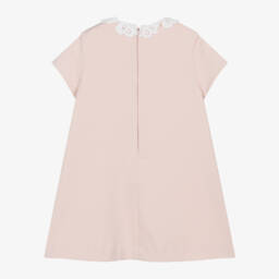 Tartine et Chocolat-Girls Soft Pink Lace Dress | Childrensalon Outlet