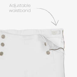 Tartine et Chocolat-Белые джинсовые брюки для девочек | Childrensalon Outlet