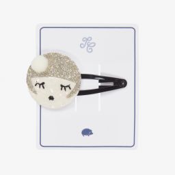 Tartine et Chocolat-Gold Girl Hair Clip (5cm) | Childrensalon Outlet