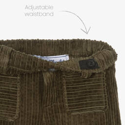 Tartine et Chocolat-Green Cord Trousers | Childrensalon Outlet