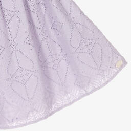 Tartine et Chocolat-Lilac Lace Broderie Dress for Girls | Childrensalon Outlet