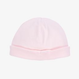 Tartine et Chocolat-Pale Pink Cotton Baby Hat | Childrensalon Outlet