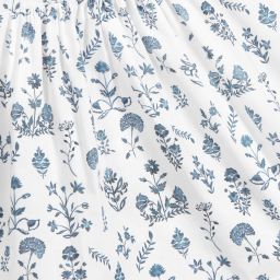 Tartine et Chocolat-White & Blue Floral Blouse | Childrensalon Outlet