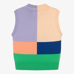 The Animals Observatory-توب فيست قطن محبوك بألوان بلوك | Childrensalon Outlet