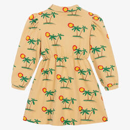 The Animals Observatory-فستان قطن جيرسي لون بيج | Childrensalon Outlet