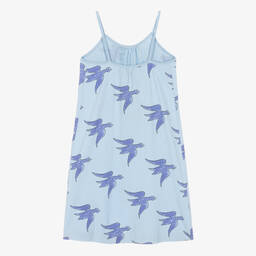 The Animals Observatory-فستان قطن لون أزرق فاتح | Childrensalon Outlet