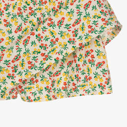 The Animals Observatory-تنورة قطن لون عاجي بطبعة ورود | Childrensalon Outlet