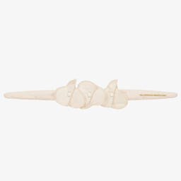 The Animals Observatory-حزام قطن تويل لون عاجي للبنات | Childrensalon Outlet