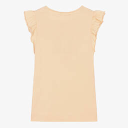 The Animals Observatory-Оранжевое платье-футболка из хлопка | Childrensalon Outlet