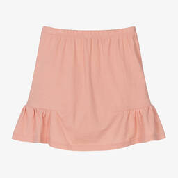 The Animals Observatory-Girls Pink Cotton Jersey Skirt | Childrensalon Outlet