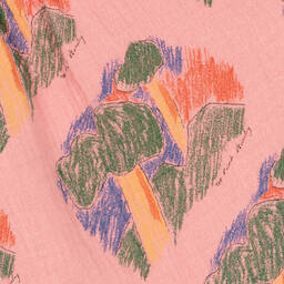 The Animals Observatory-Girls Pink Cotton Trees Skirt | Childrensalon Outlet