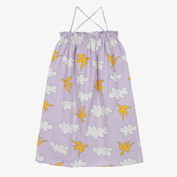 The Animals Observatory-فستان قطن بوبلين لون بنفسجي | Childrensalon Outlet