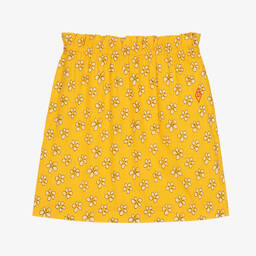 The Animals Observatory-تنورة مزيج قطن وتانسيل لون أصفر | Childrensalon Outlet