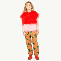 The Animals Observatory-Кремово-красная безрукавка из искусственного меха | Childrensalon Outlet