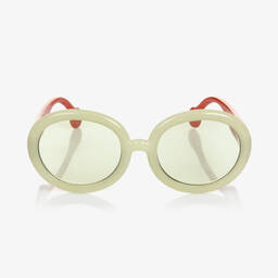 The Animals Observatory-نظارات شمسية لون عاجي وأحمر | Childrensalon Outlet