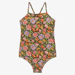 The Animals Observatory-مايّو تينز بناتي لون أخضر وزهري بطبعة ورود | Childrensalon Outlet