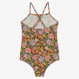 The Animals Observatory-مايّو تينز بناتي لون أخضر وزهري بطبعة ورود | Childrensalon Outlet