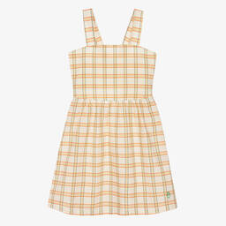 Yellow plaid dress h&m online
