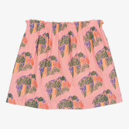The Animals Observatory-Teen Girls Pink Cotton Skirt | Childrensalon Outlet