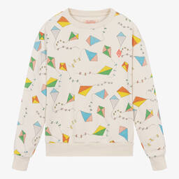 The Animals Observatory-Teen Ivory Cotton Kite Sweatshirt | Childrensalon Outlet