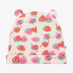 The Bonniemob-قبعة قطن عضوي لون عاجي للمولودات | Childrensalon Outlet