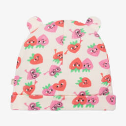 The Bonniemob-قبعة قطن عضوي لون عاجي للمولودات | Childrensalon Outlet