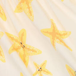 The Bonniemob-Baby Girls Organic Cotton Starfish Dress | Childrensalon Outlet