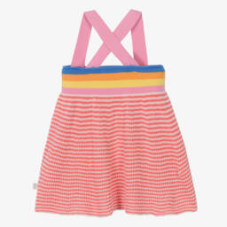 The Bonniemob-Красное хлопковое платье в полоску | Childrensalon Outlet