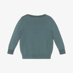The Bonniemob-Boys Green Acorn Knit Jumper | Childrensalon Outlet