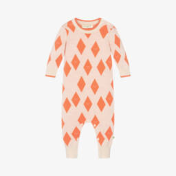 The Bonniemob-أفرول رومبر قطن محبوك لون عاجي للأطفال | Childrensalon Outlet