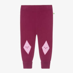 The Bonniemob-Girls Magenta Knitted Joggers | Childrensalon Outlet