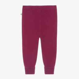 The Bonniemob-Girls Magenta Knitted Joggers | Childrensalon Outlet