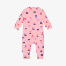 The Bonniemob-Girls Pink Teatime Babysuit | Childrensalon Outlet