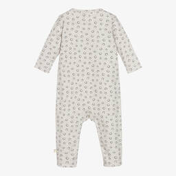 The Bonniemob-بِدلة أوفرول قطن عضوي لون رمادي للأطفال | Childrensalon Outlet