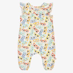 The Bonniemob-جمبسوت قطن عضوي جيرسي لون عاجي للمولودات | Childrensalon Outlet