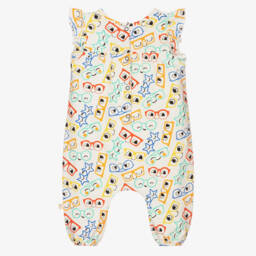 The Bonniemob-جمبسوت قطن عضوي جيرسي لون عاجي للمولودات | Childrensalon Outlet