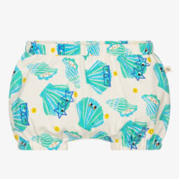 The Bonniemob-شورت قطن جيرسي لون عاجي للأطفال | Childrensalon Outlet