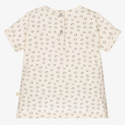 The Bonniemob-تيشيرت قطن جيرسي لون عاجي للأطفال | Childrensalon Outlet
