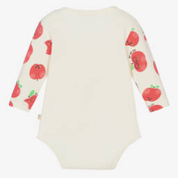 The Bonniemob-تبان قطن عضوي لون عاجي وأحمر للمولودات | Childrensalon Outlet