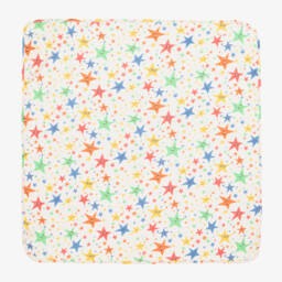 The Bonniemob-Кремовое одеяло с капюшоном и звездами (96см) | Childrensalon Outlet