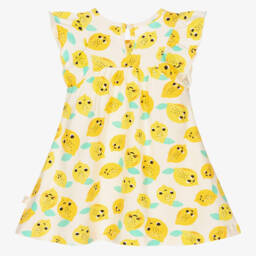 The Bonniemob-Organic Cotton Lemon Dress | Childrensalon Outlet