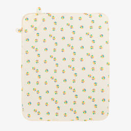 The Bonniemob-Rainbow Organic Cotton Hooded Blanket (94cm) | Childrensalon Outlet