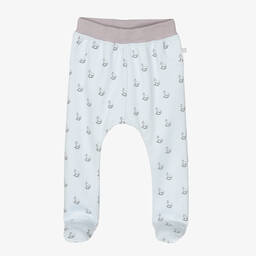 The Little Tailor-Baby Boys Blue Cotton Trousers | Childrensalon Outlet